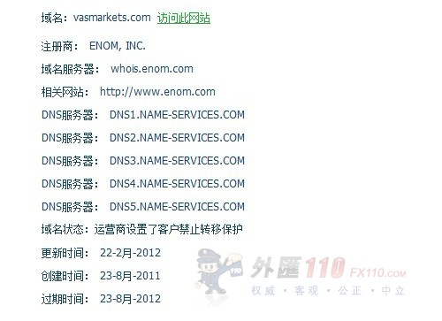 域名调查结果