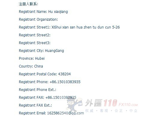 域名调查结果