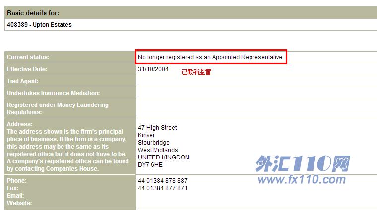 监管调查结果