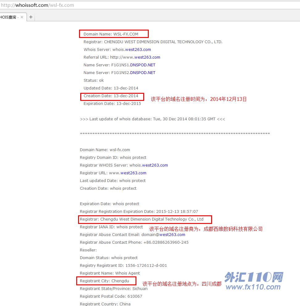 域名调查结果