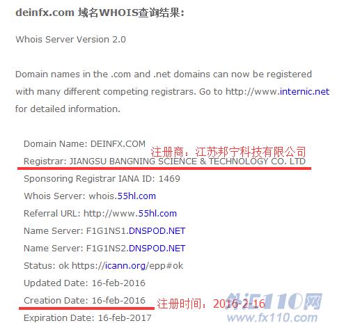 域名调查结果