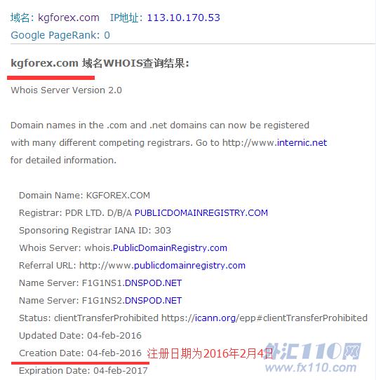 域名调查结果